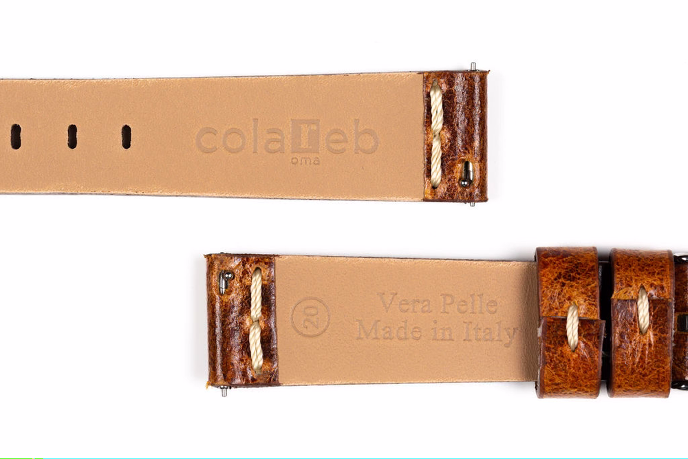 Roma Leather Watch Strap | Made in Italy | ColaReb – colareb
